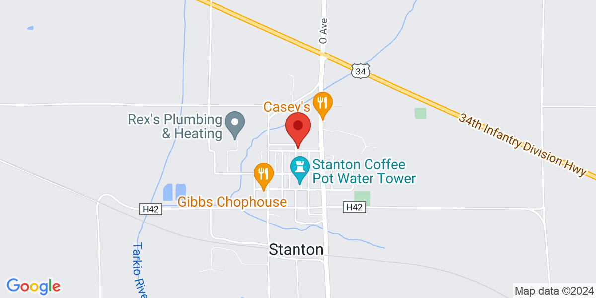 Map of Stanton Public Library